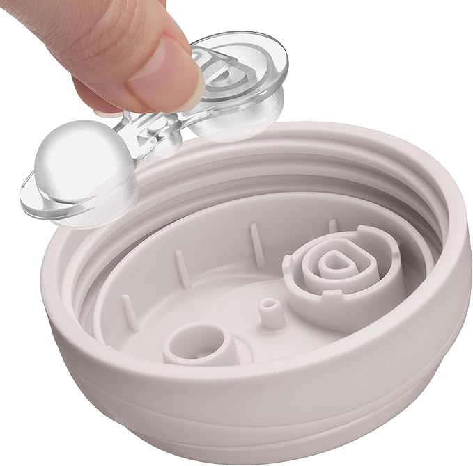 Chicco Sport Spout Trainer with Semi-Firm, Bite-Resistant Spout and Spill-Free Lid 9oz. | Top-Rack Dishwasher Safe | Easy to Hold with Ergonomic Indents | Sage/Grey, 2pk | 9+ months