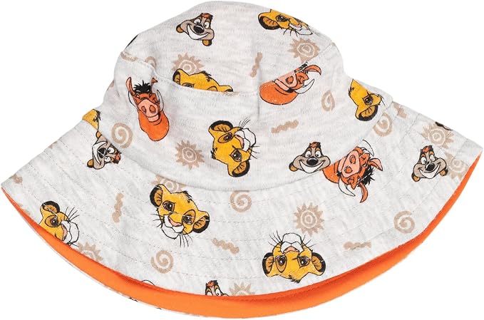 Disney Baby Boys' 2-Piece Romper and Bucket Hat Set Newborn to Infant - Image 6