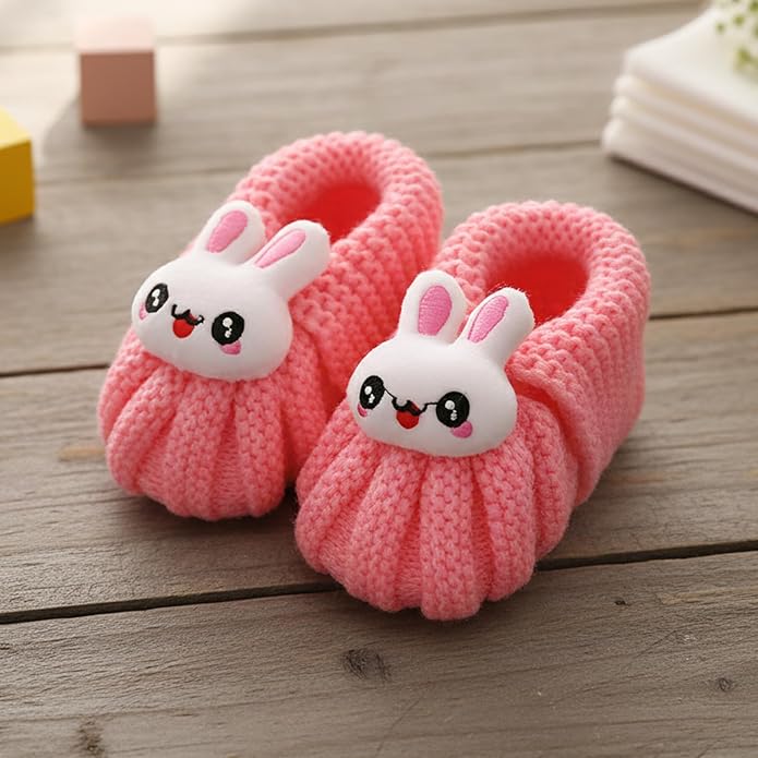 Infant Baby Boys Girls Knitted Booties Soft Cute First Walking Socks Shoes | - Image 4