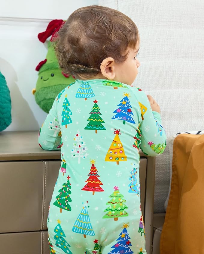 babee Reshinee Bamboo Viscose Baby Footie Pajama, Zipper Sleeper Boys Girls | - Image 3