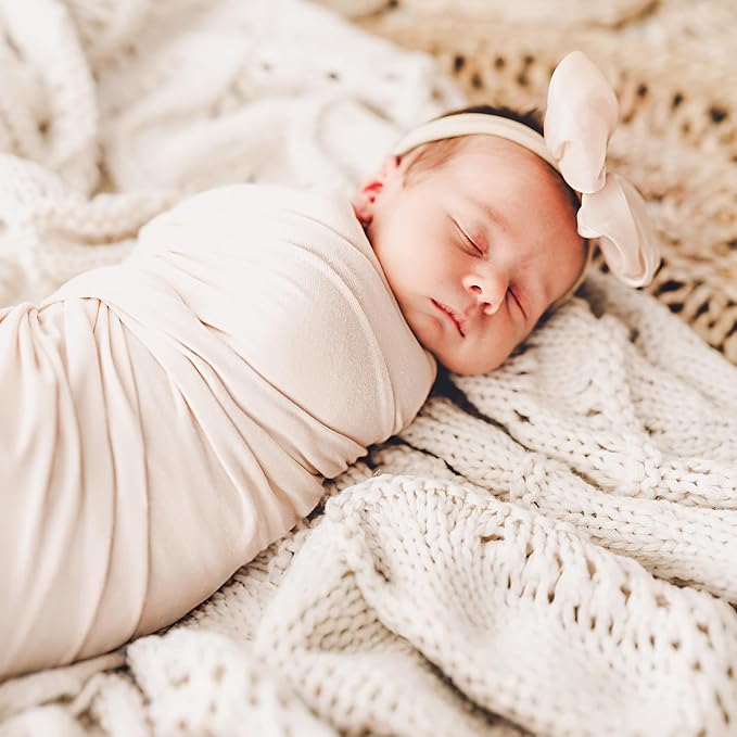 3 Pack Newborn Swaddle Blankets - Image 3