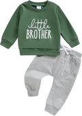 Toddler Baby Boy Fall Winter Outfit Long Sleeve Letter Print Sweatshirts and Jogger Pants Infant Boy Clothes