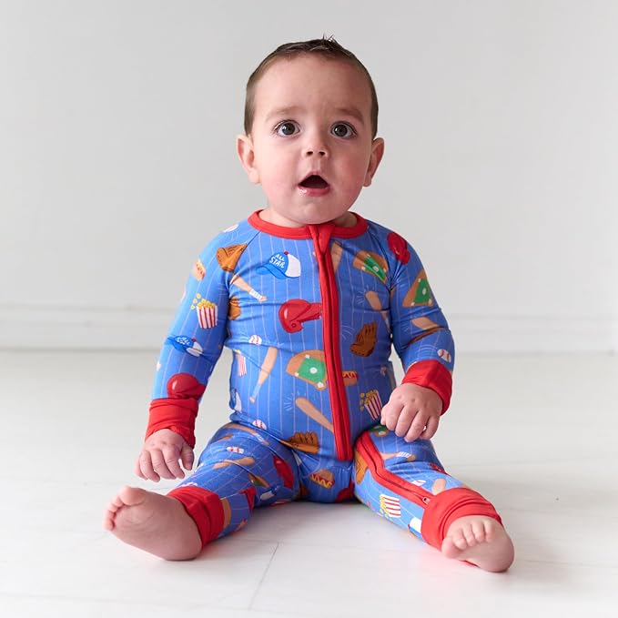Little Sleepies Pajamas for Baby Boys & Girls, Viscose from Bamboo Baby Pajamas - Image 2