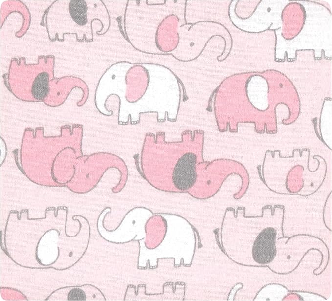 Hudson Baby Unisex Baby Cotton Poly Flannel Receiving Blankets, Girl New - Image 3