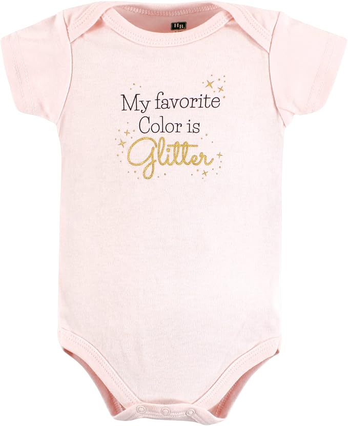Hudson Baby Baby Girls' Cotton Bodysuits 7-pack - Image 8