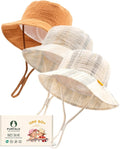FURTALK Baby Sun Hat Muslin Cotton Toddler Bucket Hat by FURTALK