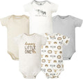 Hudson Baby Unisex Baby Cotton Bodysuits 5-Pack by HudsonBaby