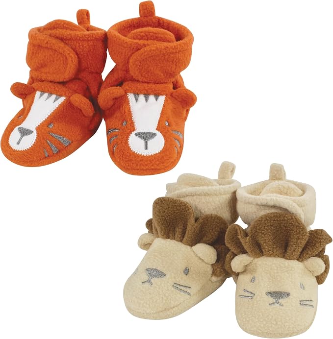 Hudson Baby Unisex-Baby Cozy Fleece BootiesSlipper Sock by HudsonBaby