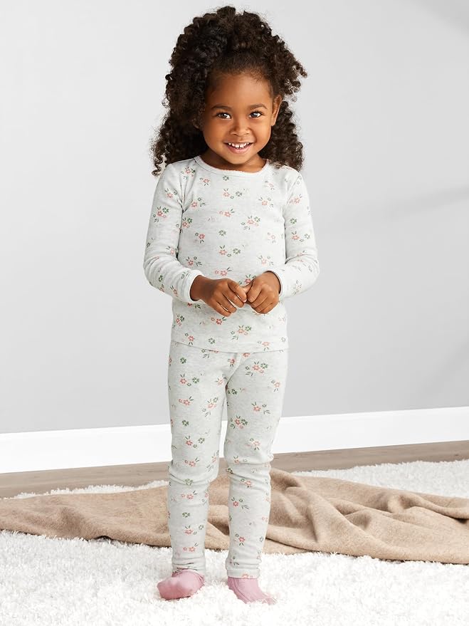 Simple Joys by Carter's Girls 6-piece Snug Fit Cotton Pajama Set - Image 3
