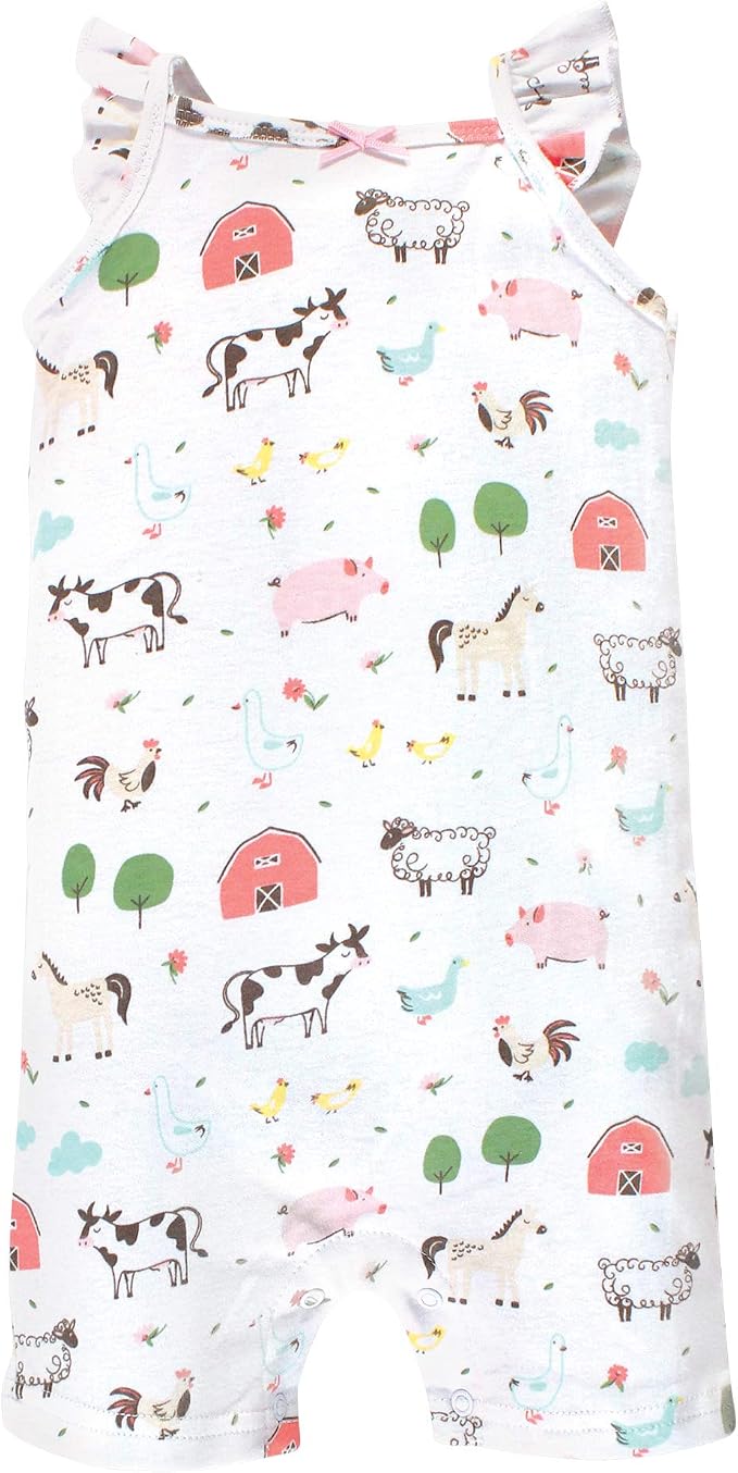 Hudson Baby Unisex Cotton Rompers - Image 4