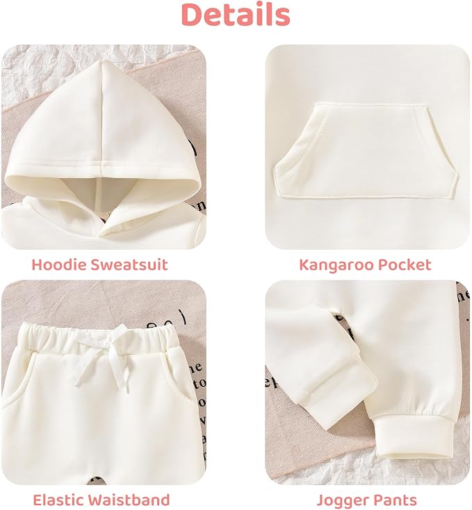 Aalizzwell Infant Baby Winter Hoodie Outfit - Image 4