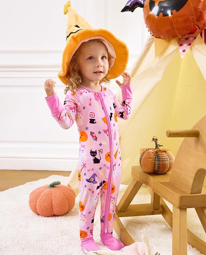babee Reshinee Viscose Derived from Bamboo Baby Footie Pajamas Convertible - Image 3