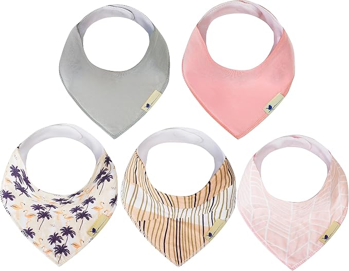Magnetic Bandana Drool Bibs 5-pack by Unknown