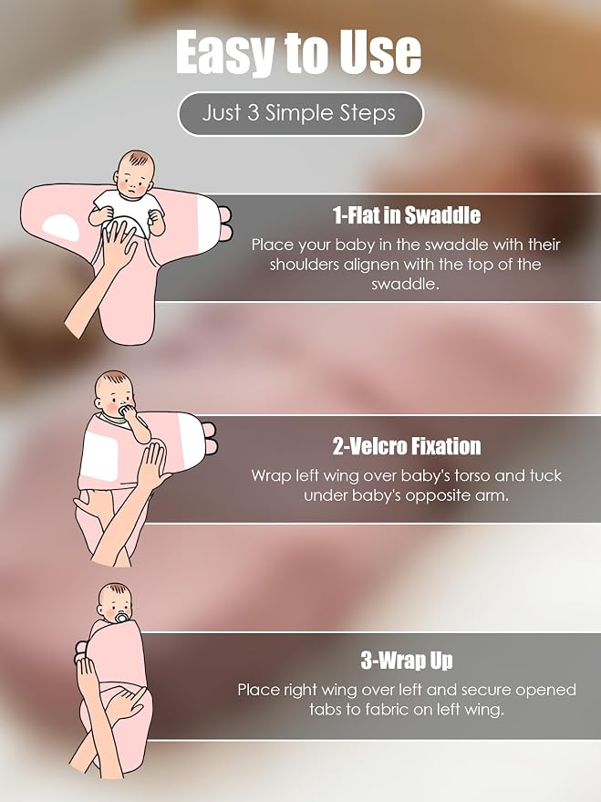 Newborn Swaddle Blanket Wrap 0-6 Months - Image 6