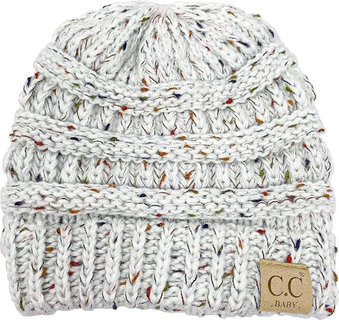 Funky Junque Baby Winter Hat – Cute Newborn Hats, Cozy Warm Infant Beanie, Soft Knit Stocking Stuffer for Babies 0–12 Months
