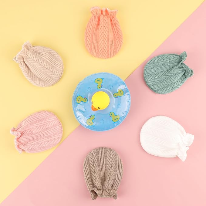 BQUBO Baby Mittens No Scratch Cotton Newborn Infant Glove Soft Skin-friendly - Image 7