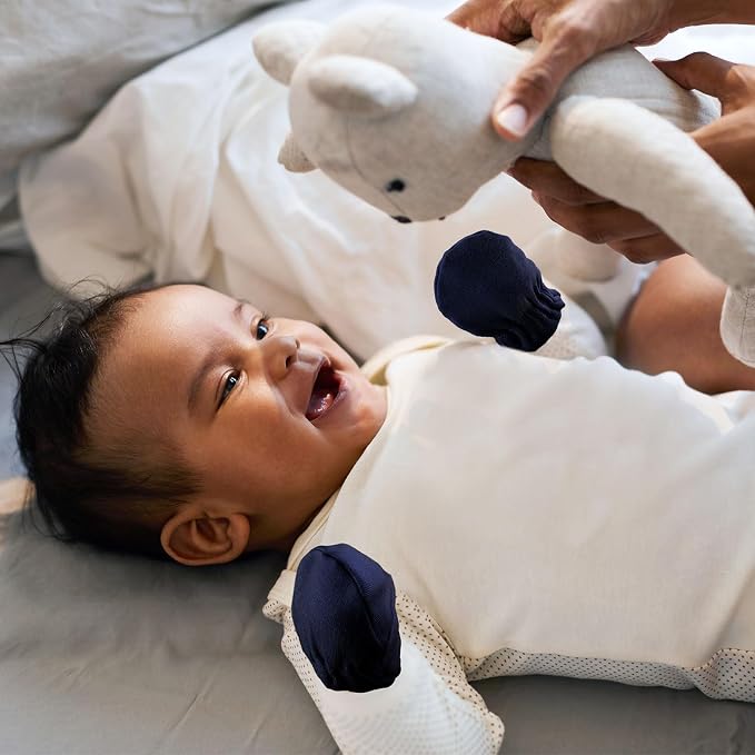 Newcotte Newborn Baby Mittens No Scratch Mitts | Soft No Scratch - Image 4