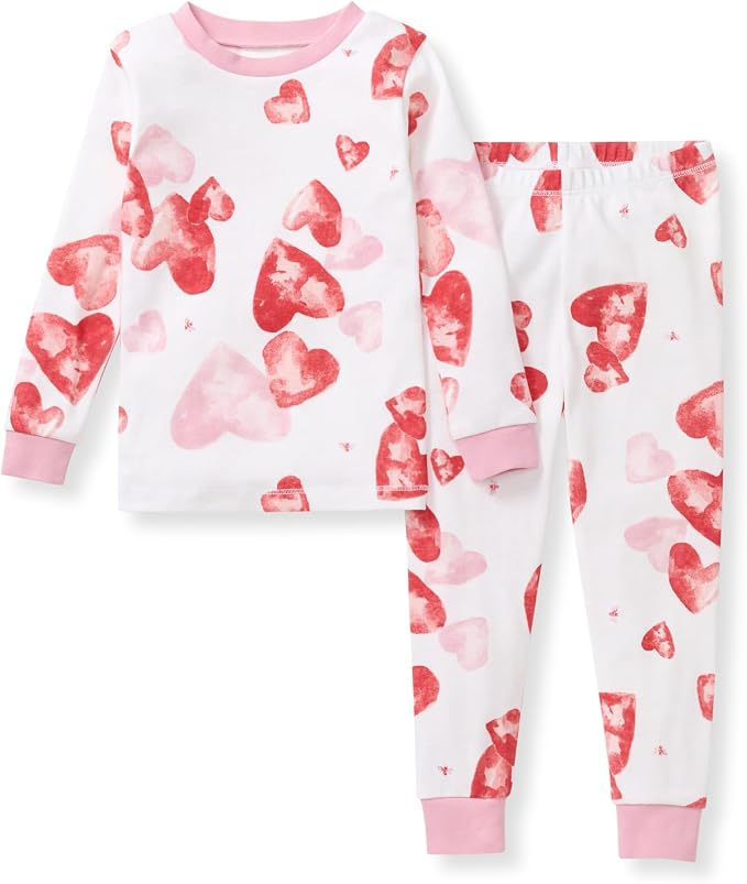 Burt's Bees Baby Girls Organic Cotton Pajamas, Toddler PJ Set, 2-PC | Soft by BurtsBeesBaby