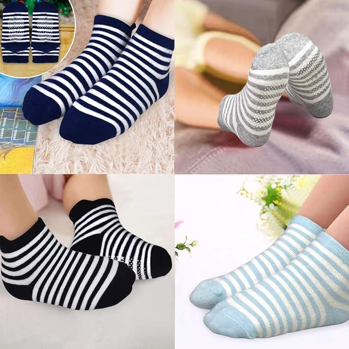 Tphon Non Slip Kids Toddler Socks - Image 5