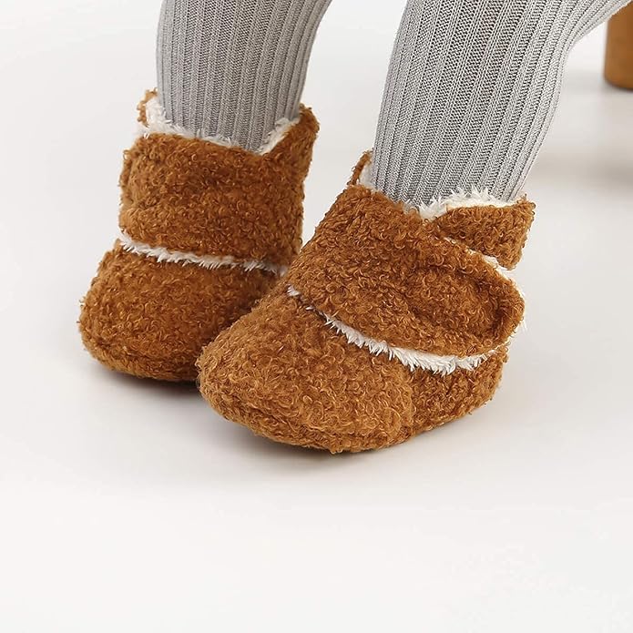 Ohwawadi Infant Baby Slippers Girls Boys Booties Warm Baby Socks Shoes Newborn - Image 2