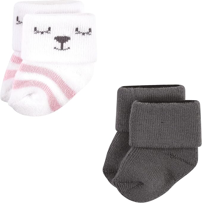 Hudson Baby Baby 8-pack Cotton Rich Newborn and Terry Socks - Image 4