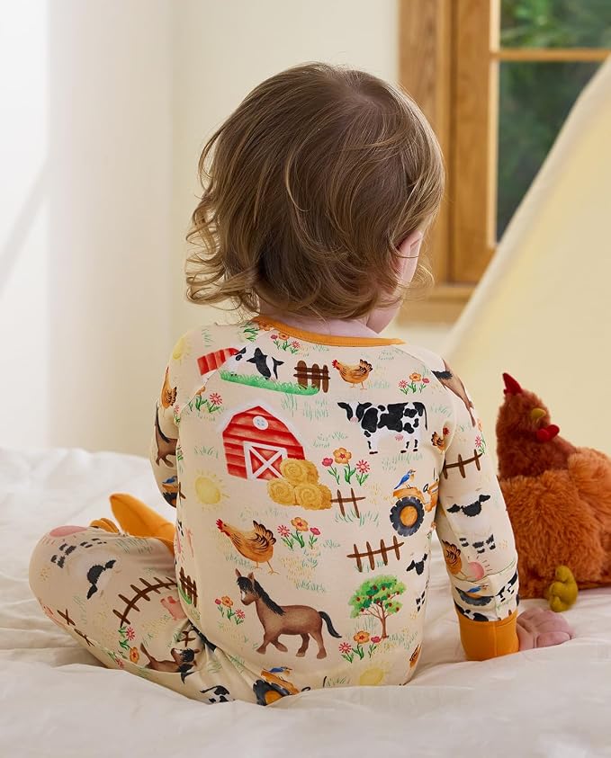 babee Reshinee Bamboo Viscose Baby Footie Pajama, Zipper Sleeper Boys Girls | - Image 3