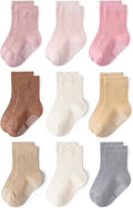 Baby Toddler Essentials Non-Slip Crew Socks by Bearbay
