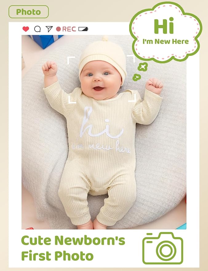 Babymine Newborn Coming Home Outfit Unisex Baby Clothes - Image 2