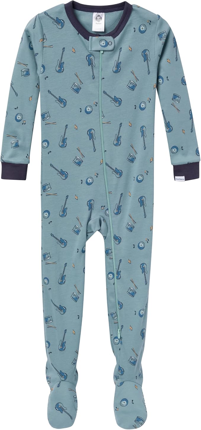 Gerber Baby Boys 2-Pack Footed Pajamas - Image 2