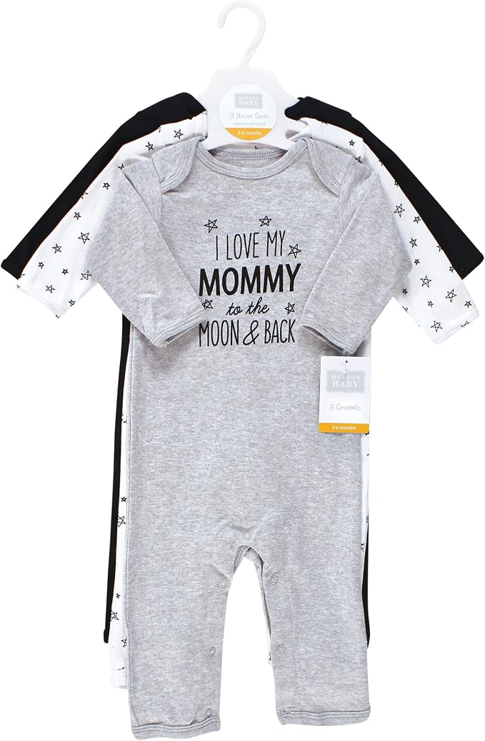 Hudson Baby unisex-child Cotton Coveralls - Image 2