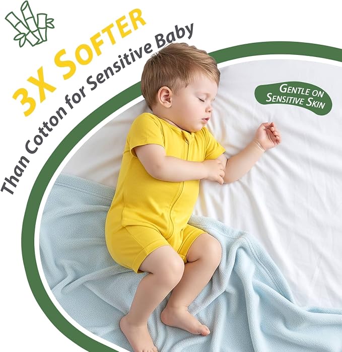 OPAWO Bamboo Sleepers for Baby Boy Pajamas Bamboo Pajamas Baby Romper 0-24M | 2 - Image 2
