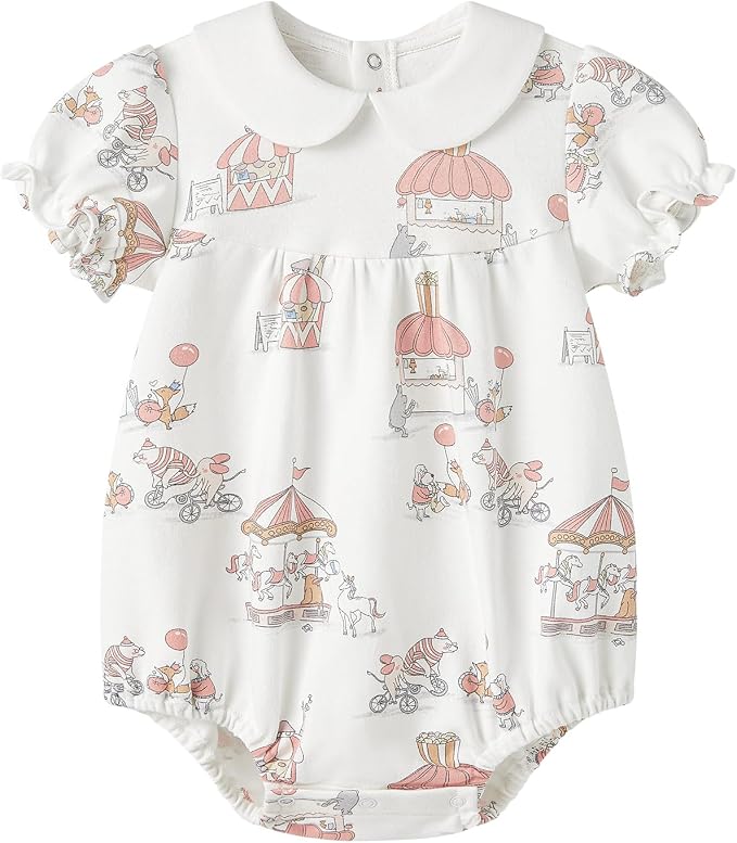 pureborn Baby Girls Boys Bodysuit One-Piece Romper 0-24 Months by pureborn