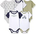 Hudson Baby Unisex Baby Cotton Bodysuits 5-pack by HudsonBaby