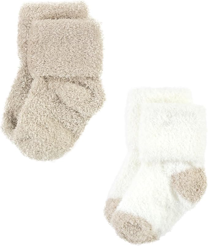Hudson Baby Baby 8-pack Cotton Rich Newborn and Terry Socks - Image 4