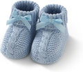 Baby Booties Newborn 100% Cotton Cozy Knit First Shoes | Soft Cute Shower Gift by DovFanny