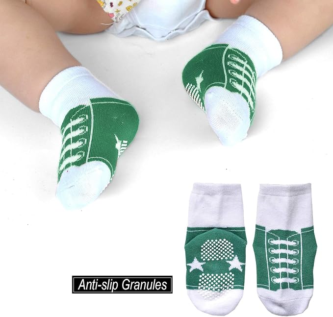 EPEIUS Unisex Baby Girls Boys Non-Slip Socks - Image 4