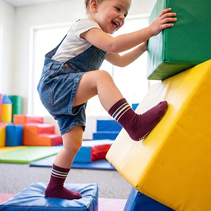 Baby Toddler Essentials Non-Slip Crew Socks - Image 3
