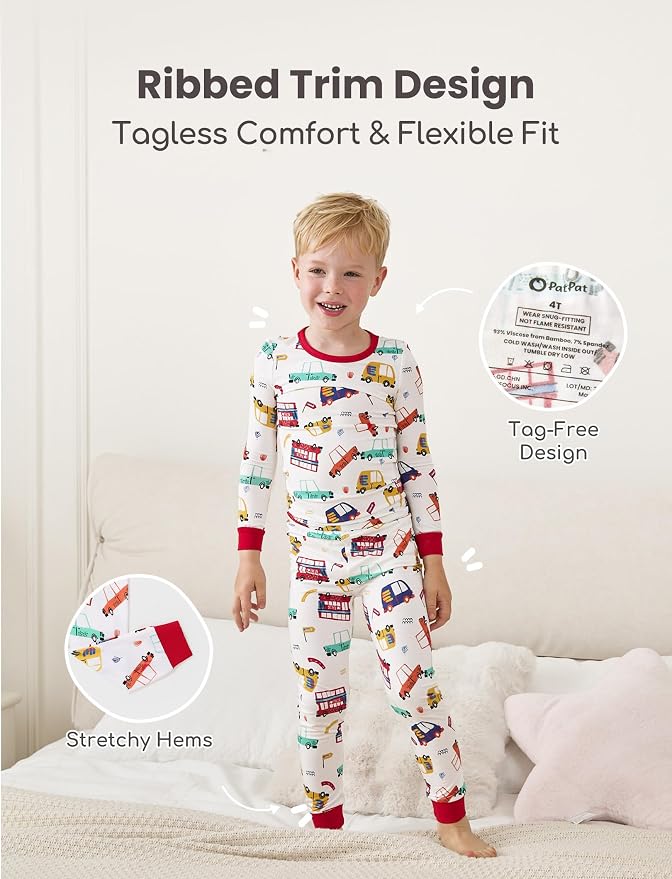PATPAT Bamboo Viscose Pajama Sets - Image 3
