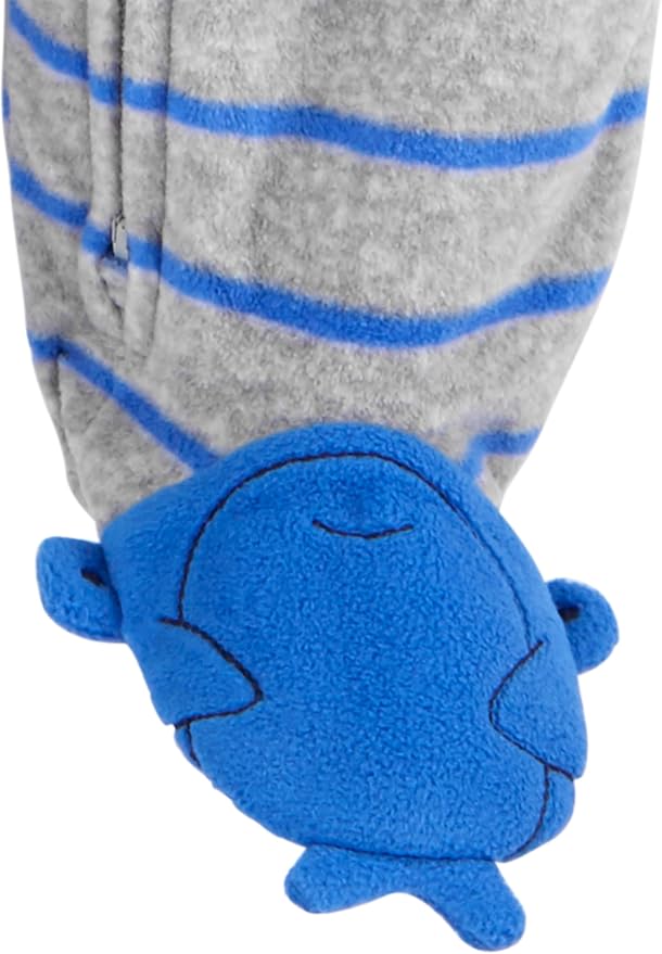 Simple Joys by Carter's Unisex Baby 2-pack Neutral Fleece Footed Sleep and Play - Image 4