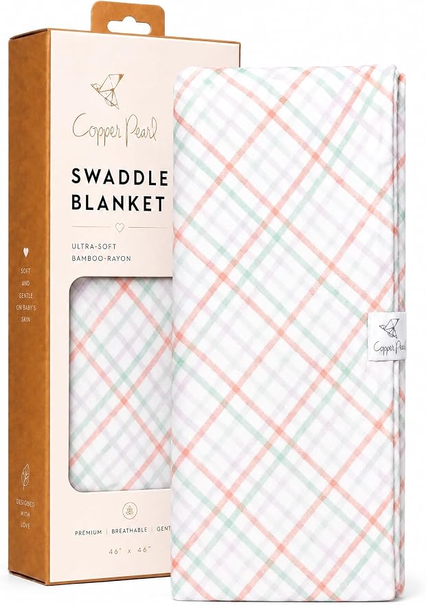 Copper Pearl Swaddle Blankets for Newborns | Soft Stretchy Receiving Blankets by CopperPearl