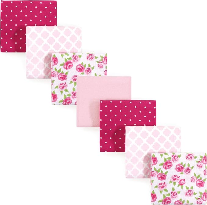Hudson Baby Unisex Baby Cotton Flannel Receiving Blankets Bundle, One Size by HudsonBaby