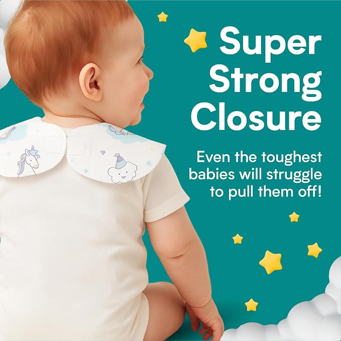 Eli with Love Disposable Bibs Individually Wrapped Bib with Crumb Catcher - Image 2