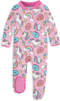 uideazone Baby Girls Footed Pajamas, Zip Sleeper by uideazone