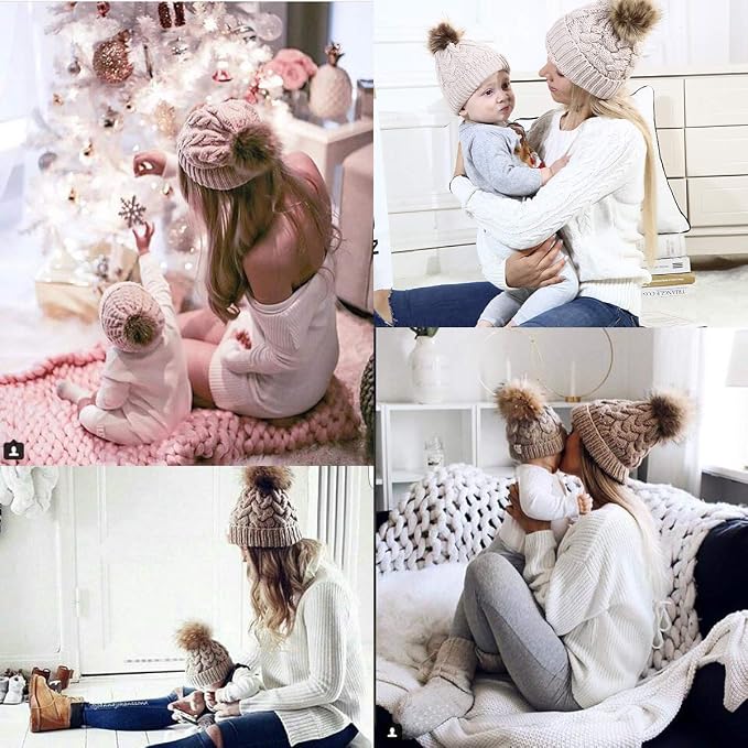 DANMY Baby Beanie Hat, Infant Newborn Toddler Winter Warm Knit Cap - Image 7