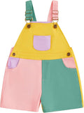 Fernvia Toddler Kids Baby Girl Boy Contrast Color Overalls Shorts Clothes by Fernvia
