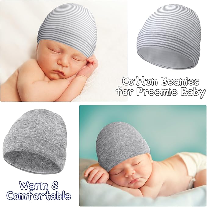 Newcotte 6 Preemie Hats - Image 6