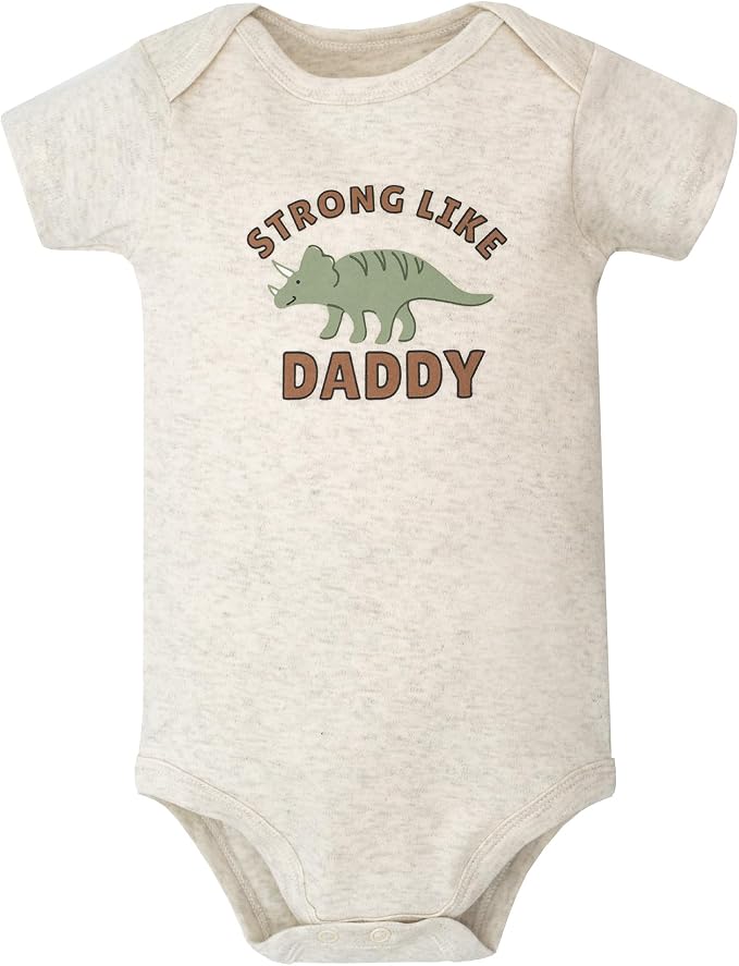 Hudson Baby Infant Boys Cotton Bodysuits 5-Pack - Image 3