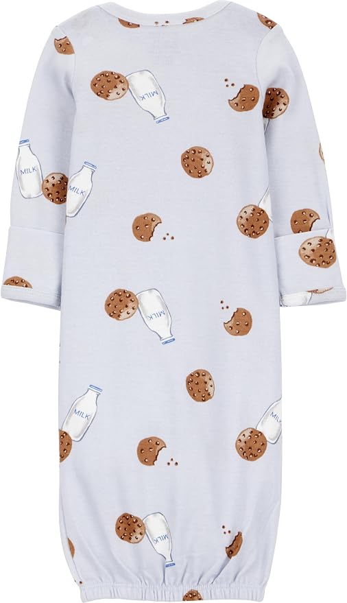 Simple Joys by Carter's Baby 3-pack Neutral Cotton Sleeper Gown - Image 3