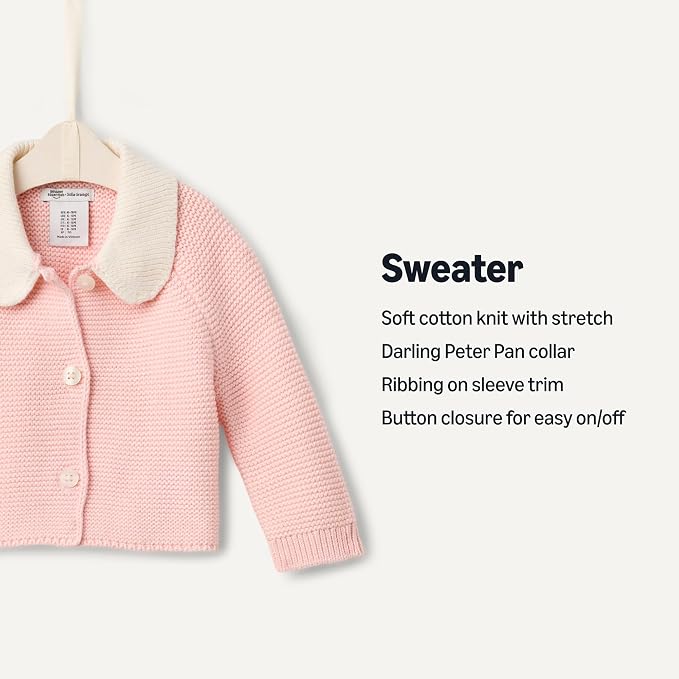 Amazon Essentials x Sofia Grainge Unisex Toddlers and Babies' Peter Pan Collar - Image 3