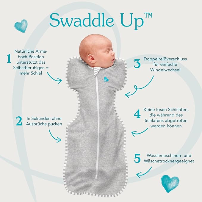 Love to Dream Swaddle UP, Baby Sleep Sack Self-Soothing Swaddles - Image 7